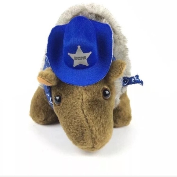 BUCKAROO BANDITS Armadillo Sheriff Plush Stuffed Animal Toy Houston Texas 2013 - Picture 8 of 8